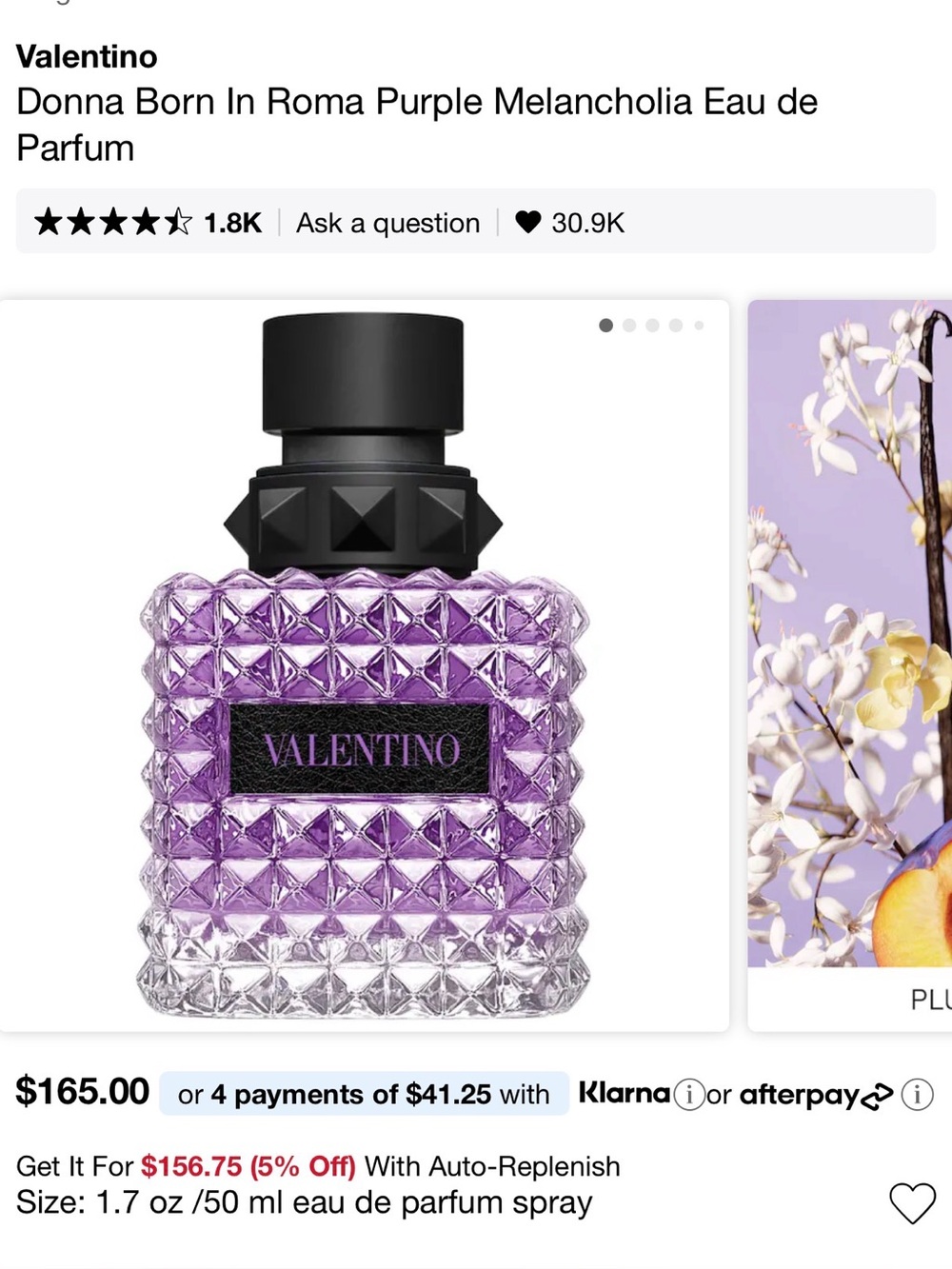 BNIB Valentino Perfume